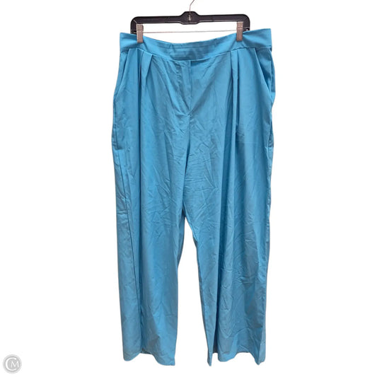 Pants Wide Leg By Fashion Nova In Blue, Size: 2x