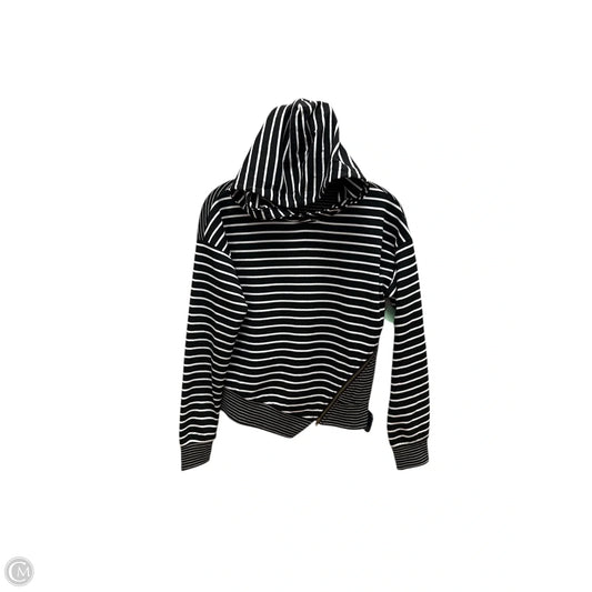 Sweatshirt Hoodie By Doe & Rae In Striped Pattern, Size: S