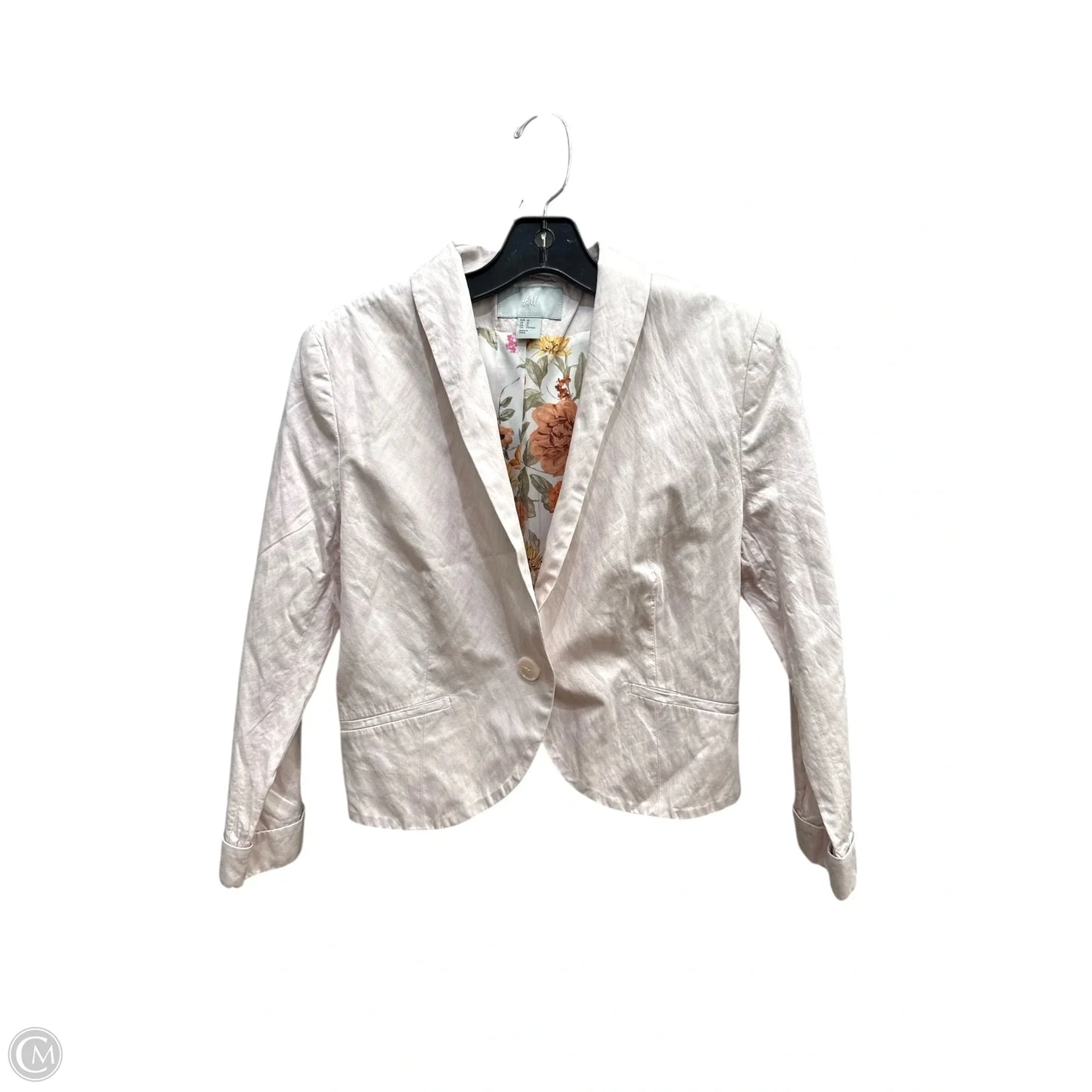 Blazer By H&m In Pink, Size: 12
