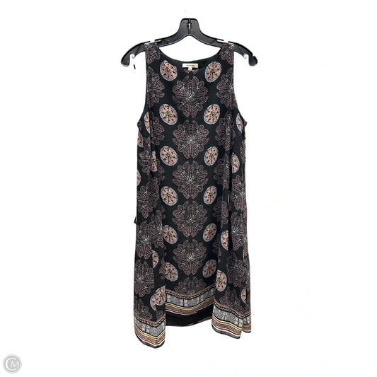 Dress Casual Midi By Max Studio In Black & Pink, Size: M