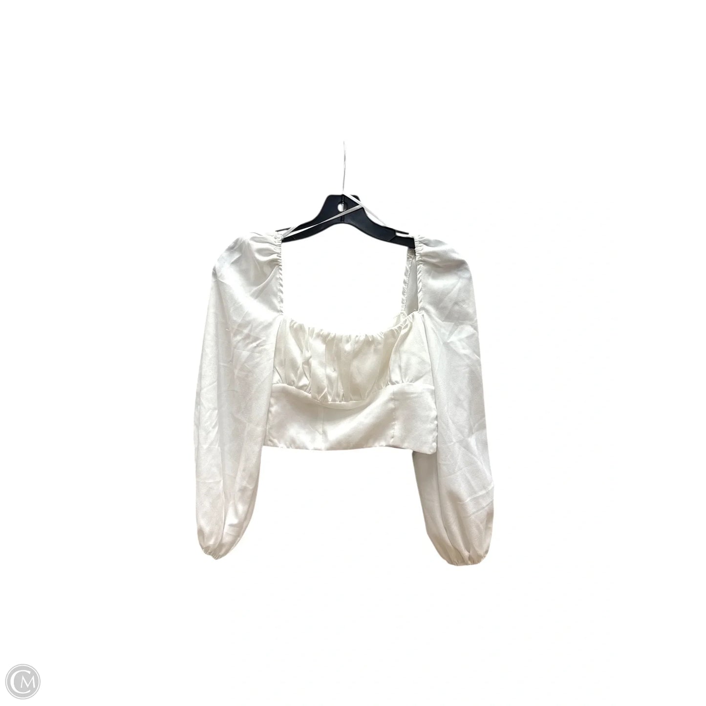 Top Long Sleeve By Clothes Mentor In White, Size: 2