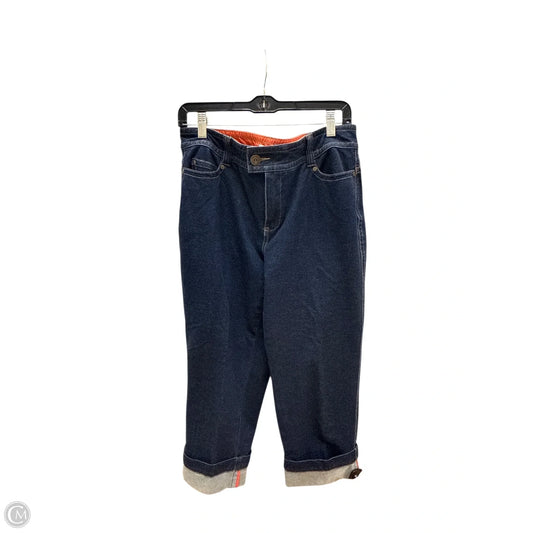 Pants Cropped By Coldwater Creek In Blue Denim, Size: 12