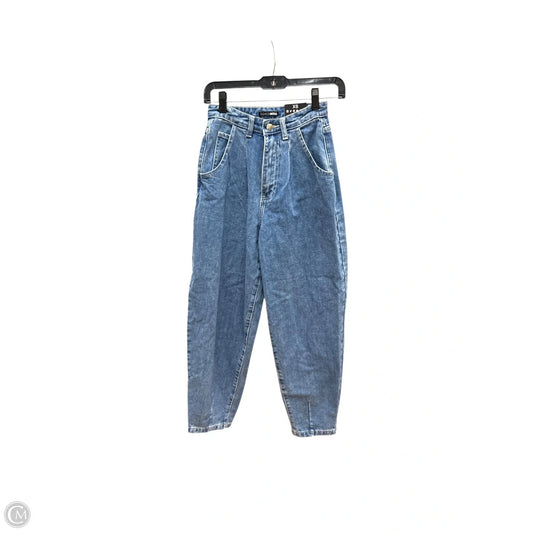 Jeans Straight By Fashion Nova In Blue Denim, Size: Xs