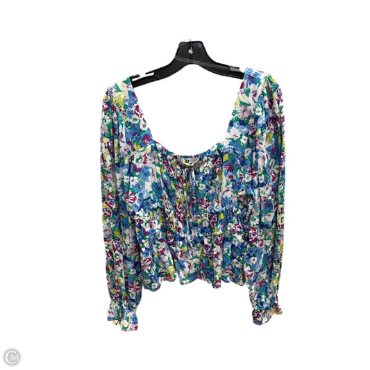 Top Long Sleeve By So In Multi-colored, Size: Xl