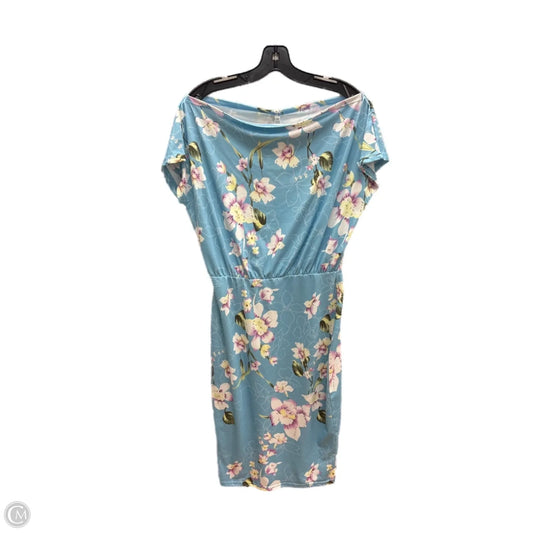 Dress Casual Midi By Clothes Mentor In Floral Print, Size: M