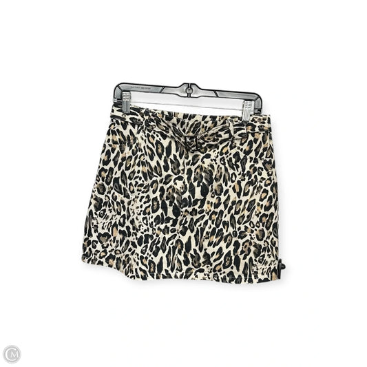 Skirt Midi By Miami In Animal Print, Size: M