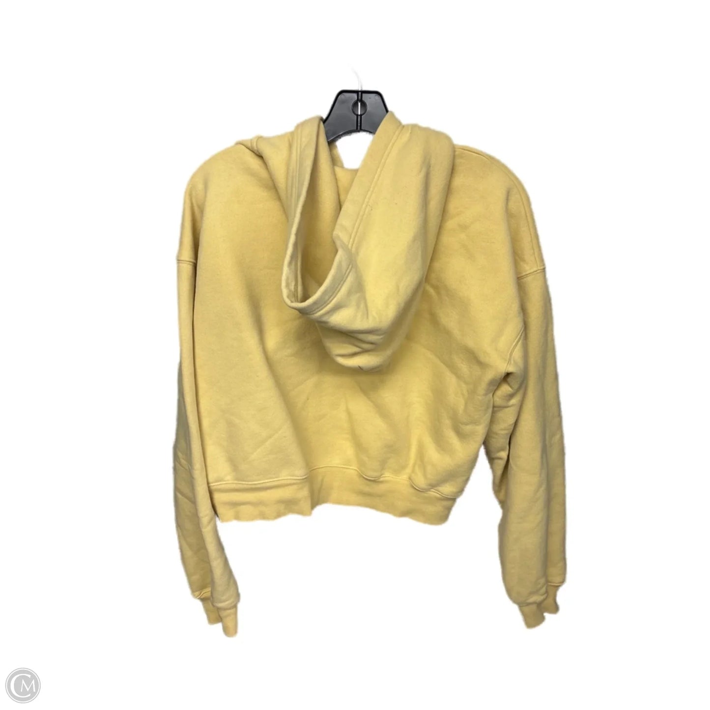Sweatshirt Hoodie By Aritzia In Yellow, Size: M