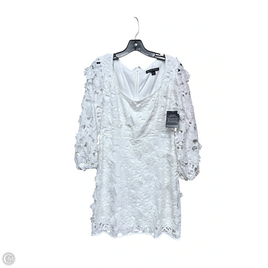 Dress Party Midi By Boston Proper In White, Size: 10