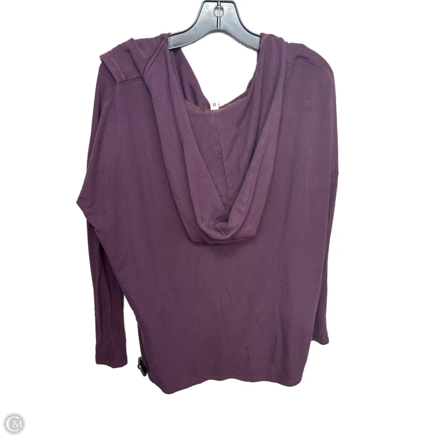 Sweatshirt Hoodie By Athleta In Purple, Size: S