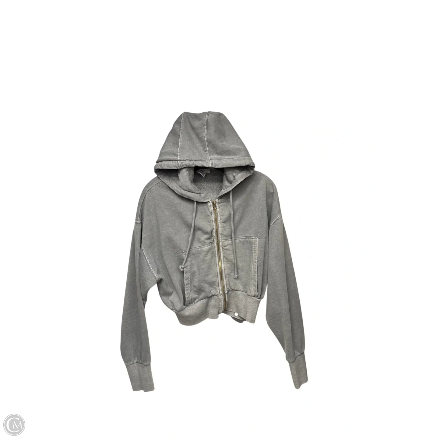 Sweatshirt Hoodie By Clothes Mentor In Teal, Size: M