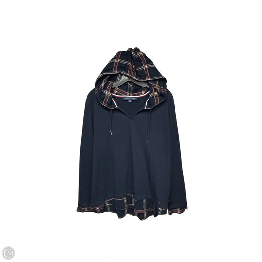 Tunic Long Sleeve By Tommy Hilfiger In Blue & Red, Size: Xxl