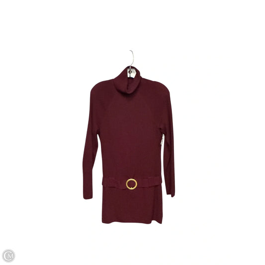 Dress Sweater By Inc In Maroon, Size: M