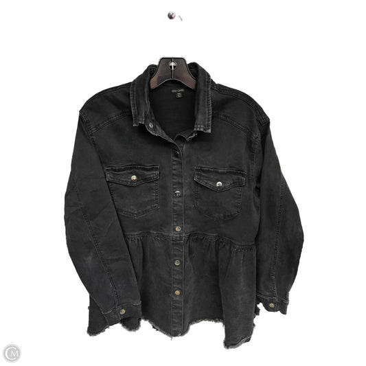Jacket Denim By Coco And Carmen In Black Denim, Size: S