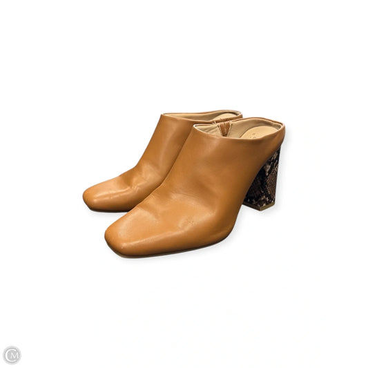 Boots Ankle Heels By A New Day In Brown, Size: 6.5