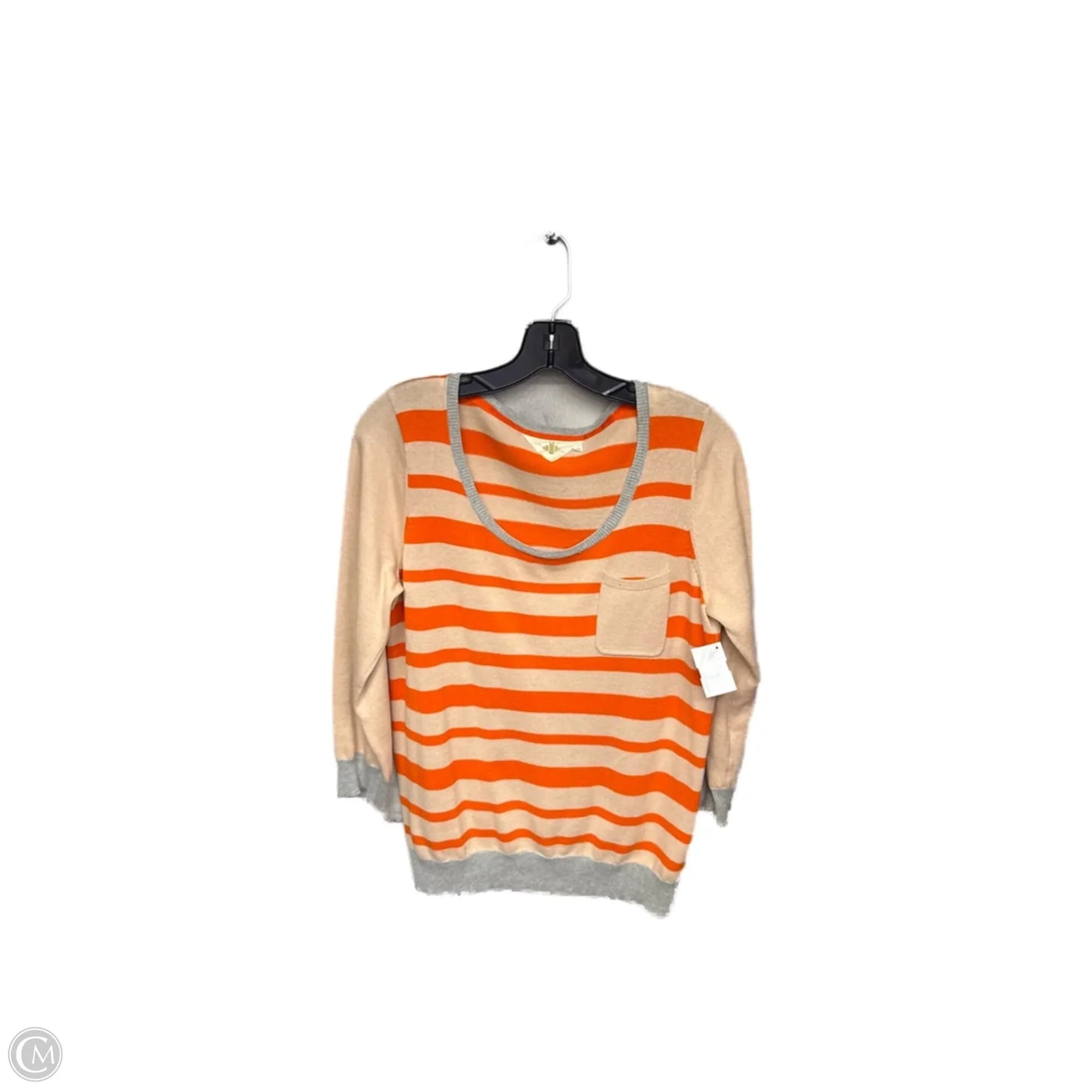 Sweater By Clothes Mentor In Striped Pattern, Size: L
