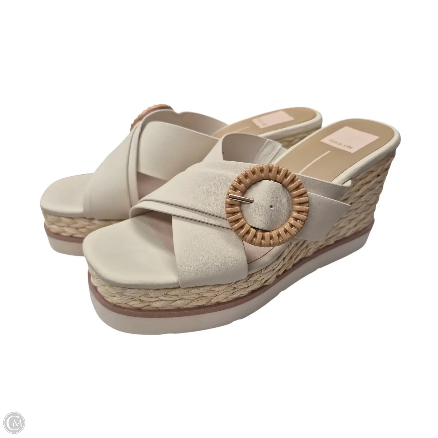 Shoes Heels Wedge By Dolce Vita In Cream, Size: 8