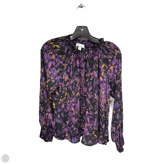 Top Long Sleeve By Allison Joy In Purple, Size: S
