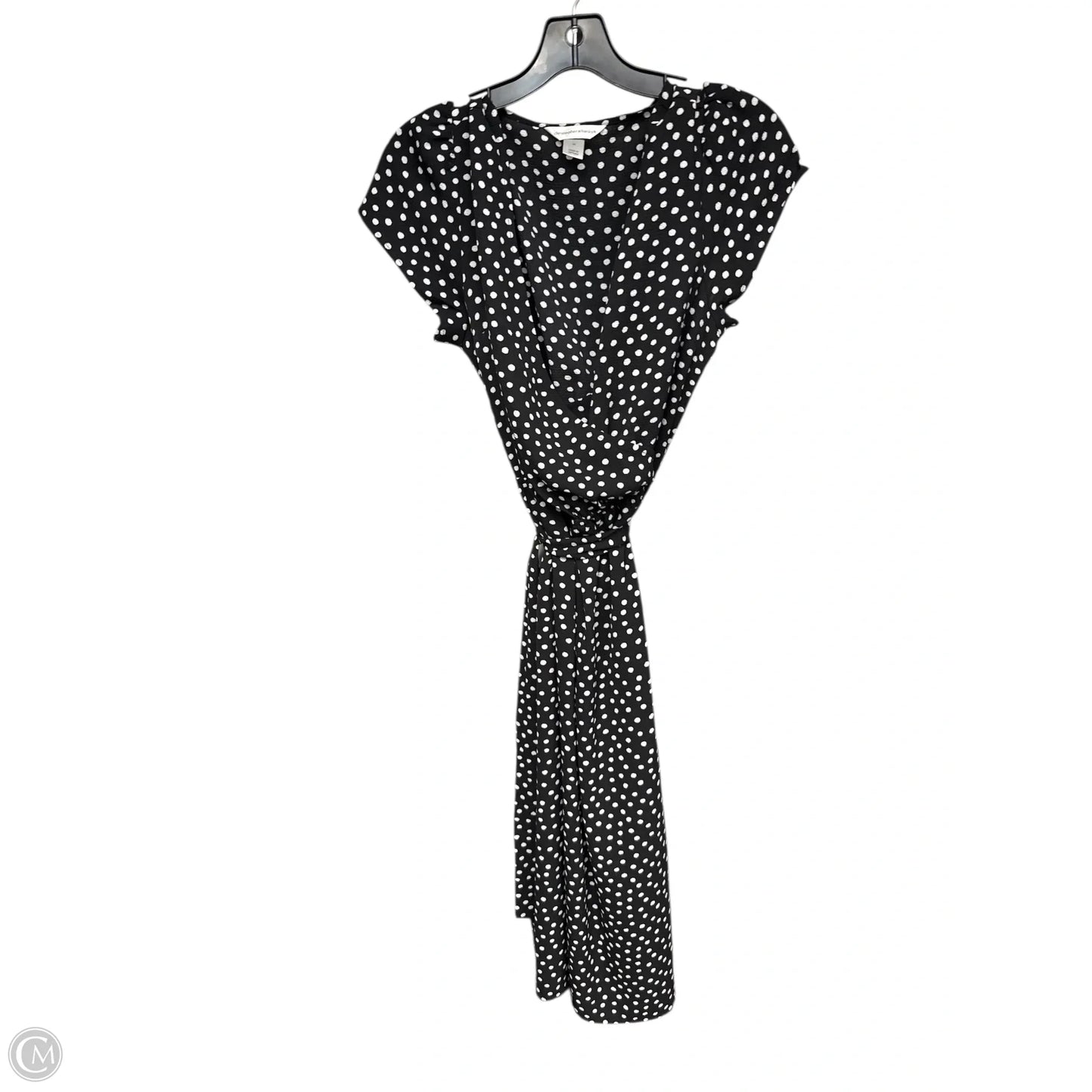 Dress Casual Midi By Christopher And Banks In Polkadot Pattern, Size: M