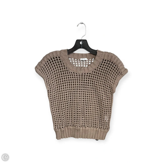 Vest Sweater By Splendid In Brown, Size: Xs