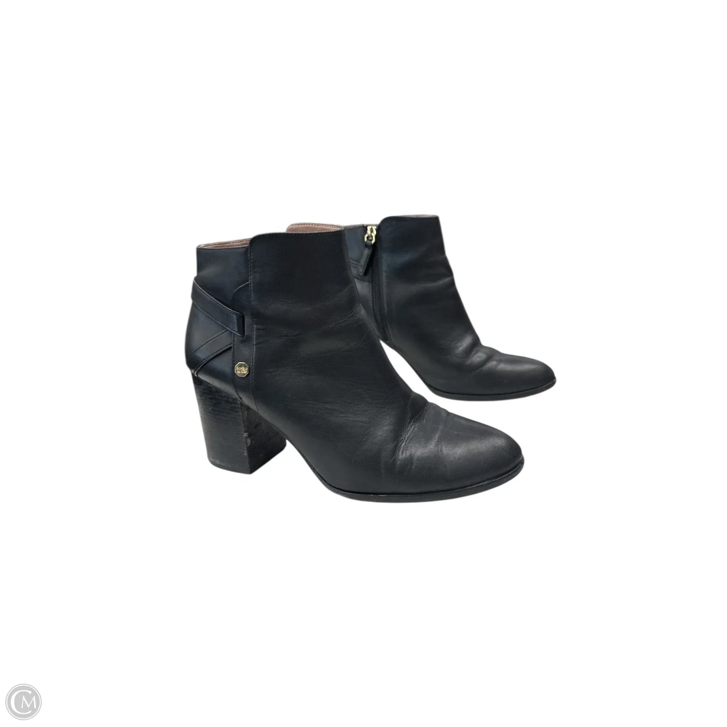 Boots Ankle Heels By Louise Et Cie In Black, Size: 10