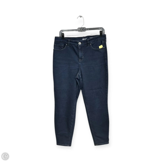 Jeans Skinny By Style And Company In Blue Denim, Size: 10p