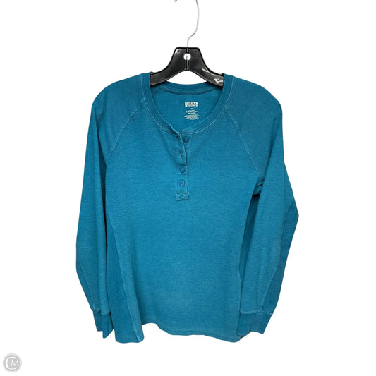 Top Long Sleeve By Duluth Trading In Aqua, Size: M