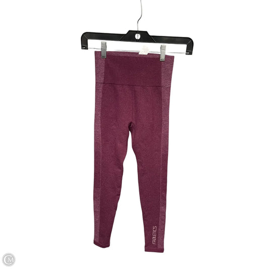 Athletic Leggings Capris By Fabletics In Purple, Size: Xs