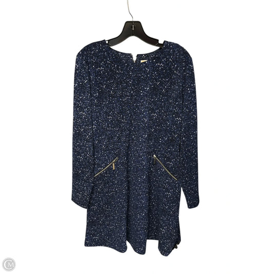 Dress Work By Michael By Michael Kors In Blue & White, Size: 12