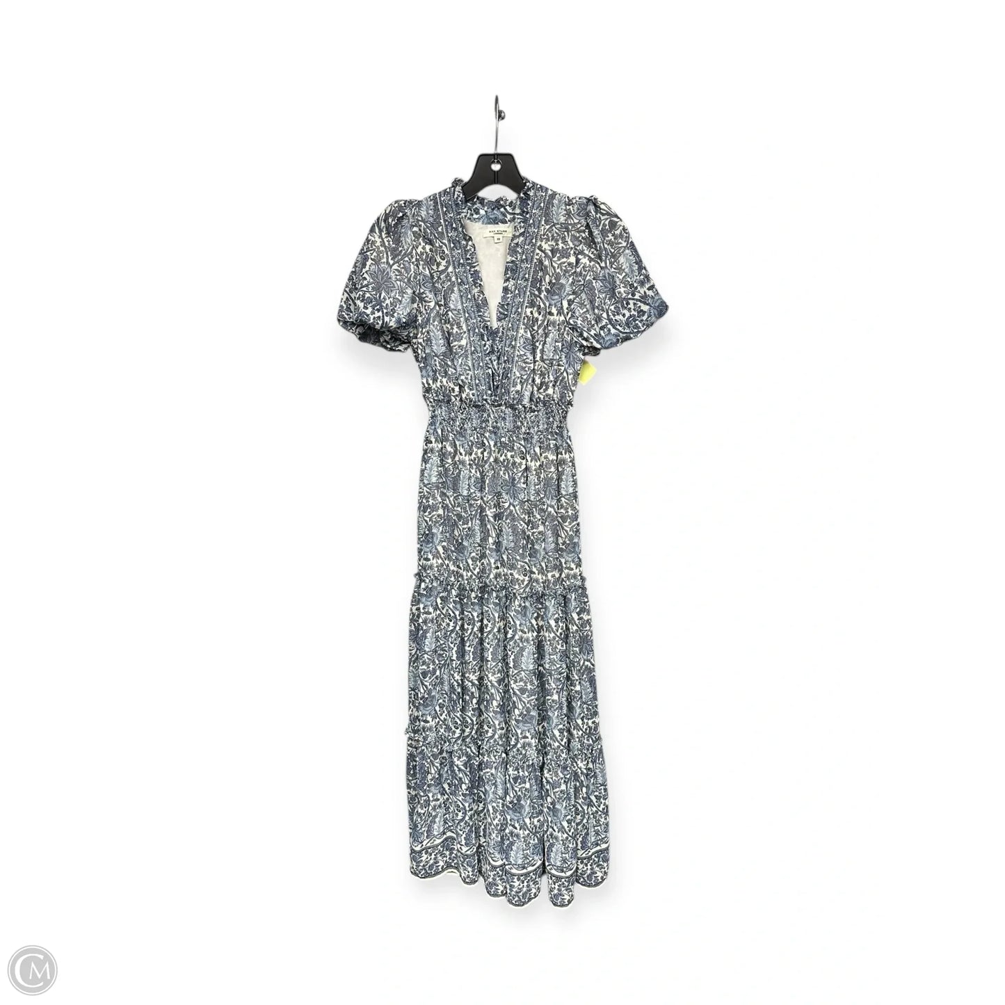 Dress Casual Maxi By Max Studio In Blue & White, Size: Xs