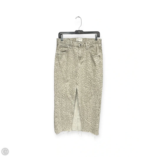 Skirt Maxi By Universal Thread In Animal Print, Size: 6