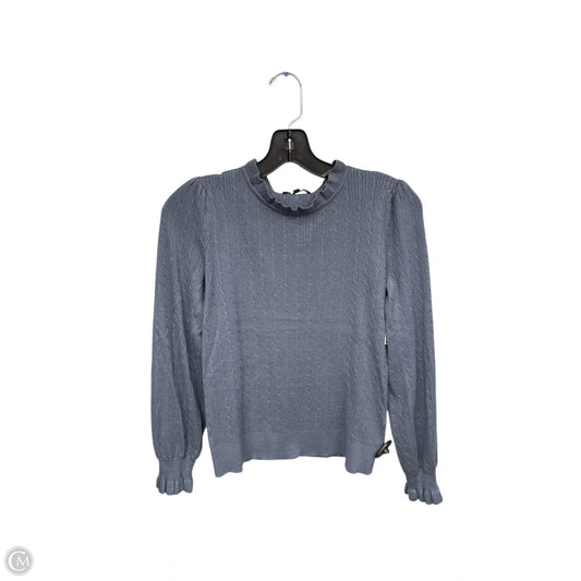 Top Long Sleeve By Adrianna Papell In Blue, Size: M