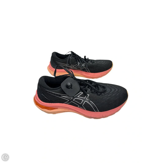 Shoes Athletic By Asics In Black & Pink, Size: 7.5