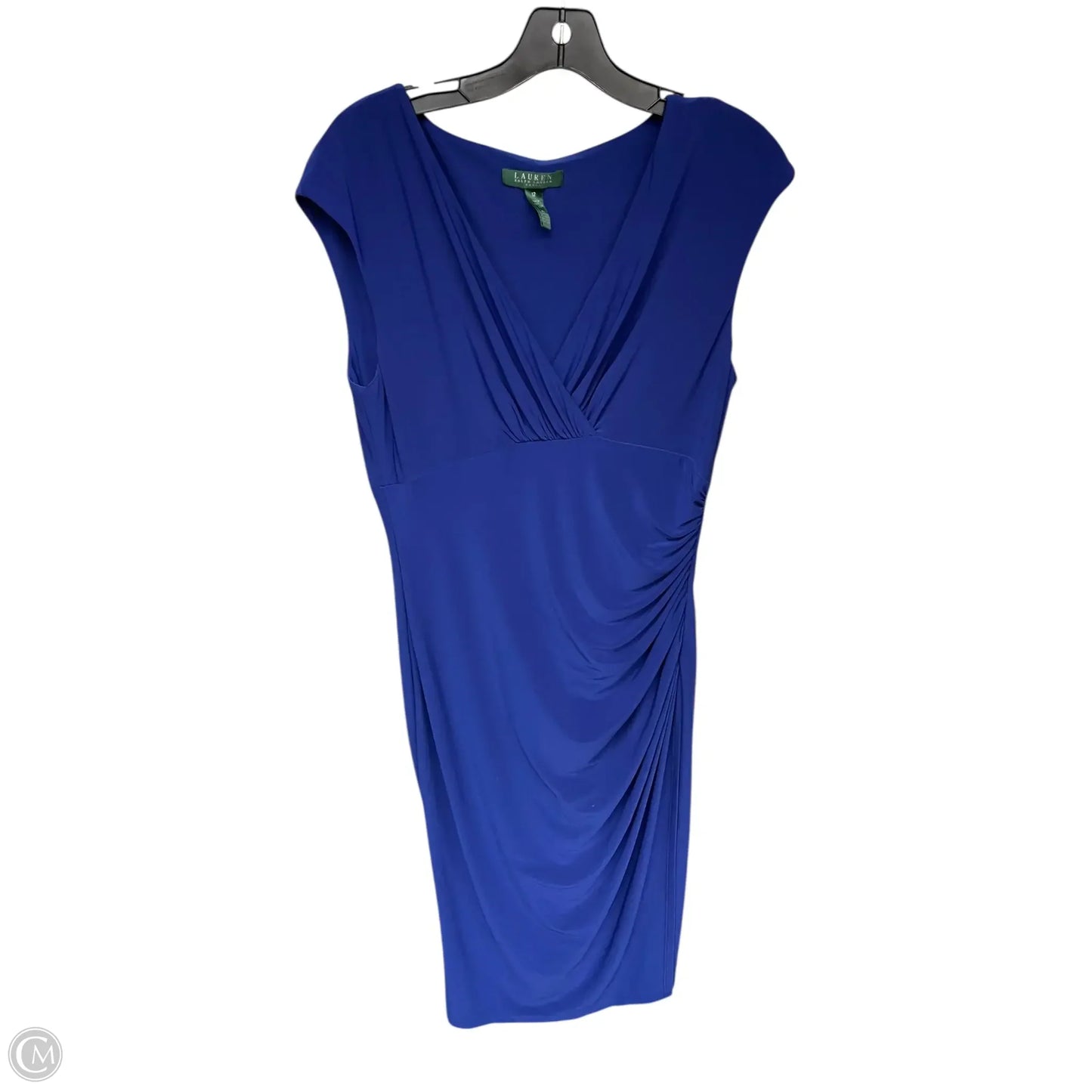 Dress Party Midi By Lauren By Ralph Lauren In Blue, Size: 12