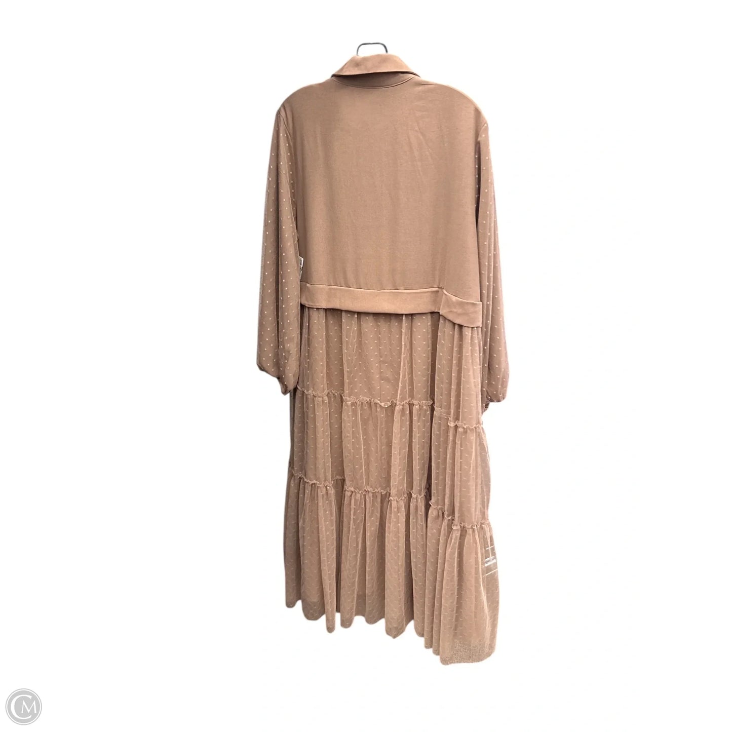Dress Casual Maxi By Shein In Brown, Size: Xl