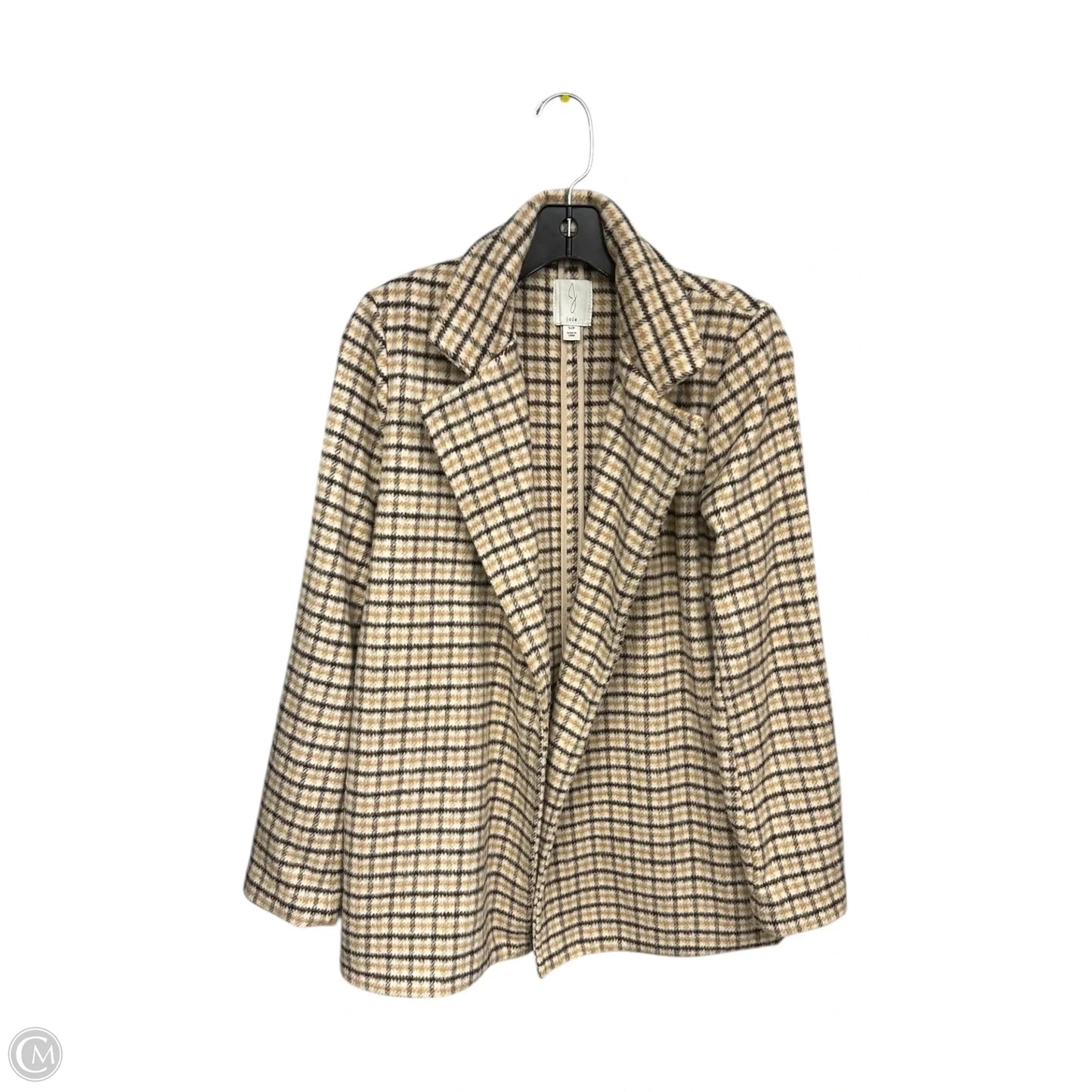 Blazer By Joie In Plaid Pattern, Size: S