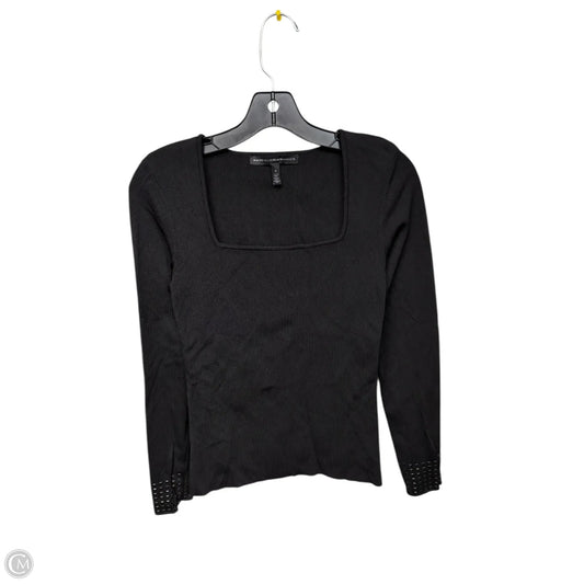 Top Long Sleeve By White House Black Market In Black, Size: S
