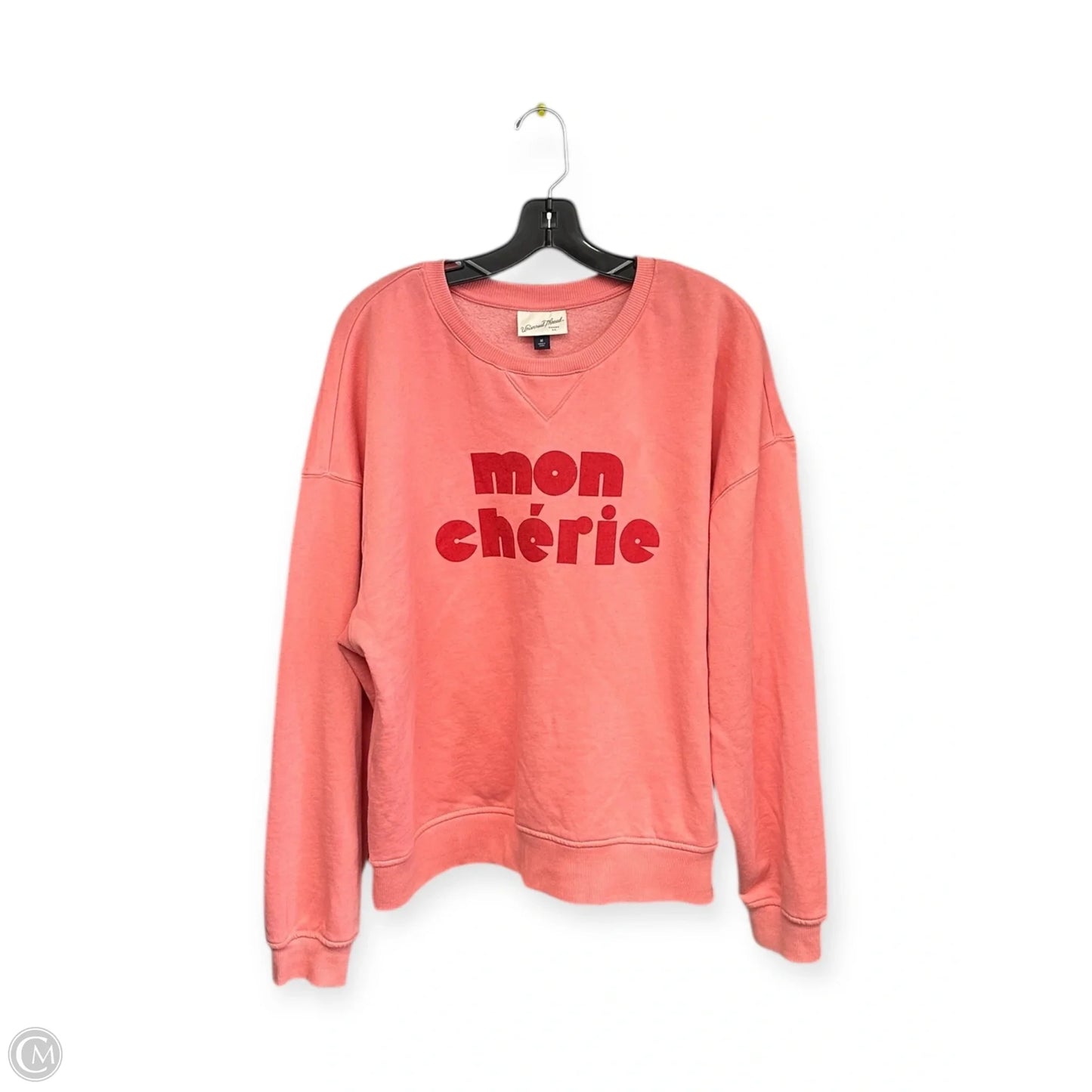 Sweatshirt Crewneck By Universal Thread In Orange & Red, Size: M