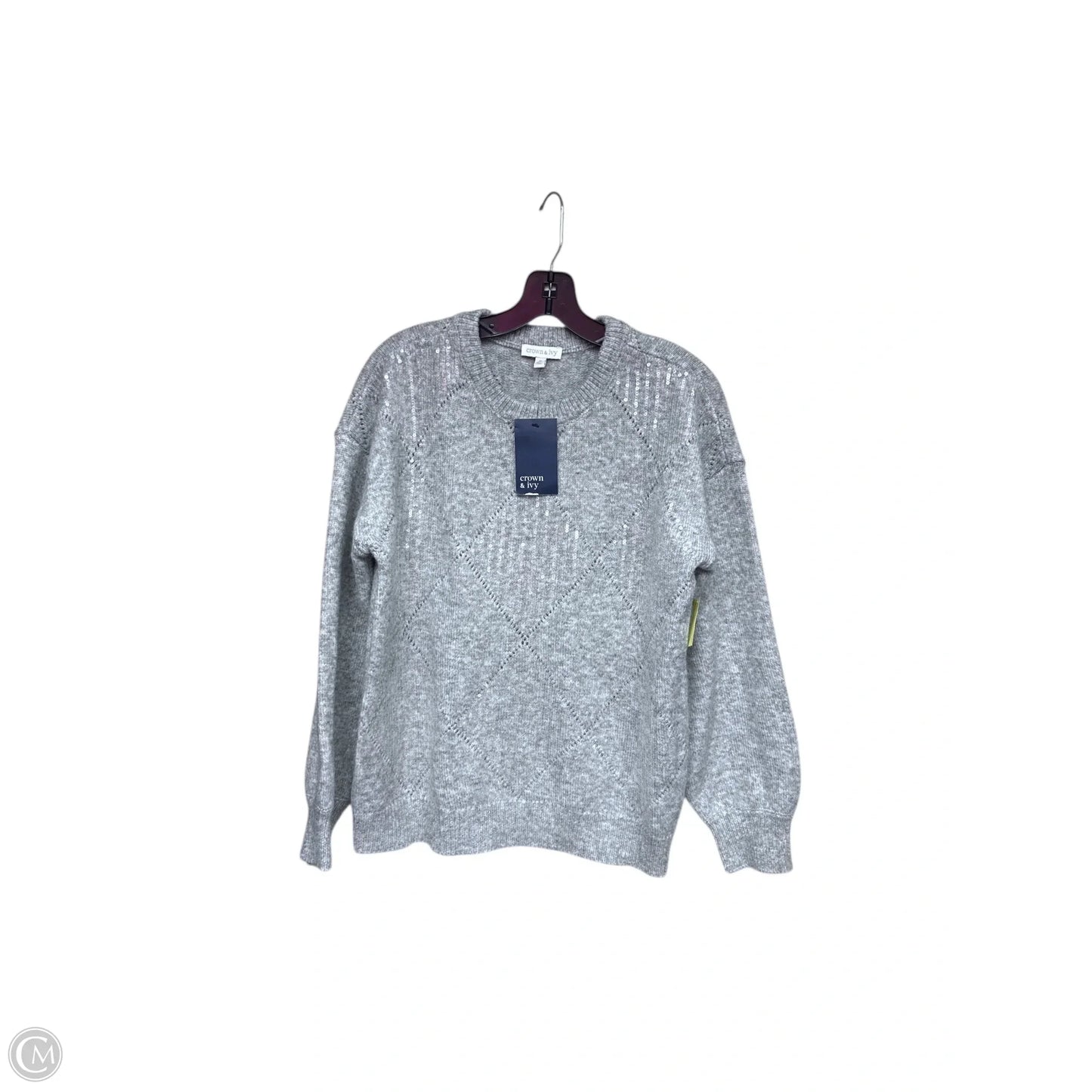 Sweater By Crown And Ivy In Grey, Size: M