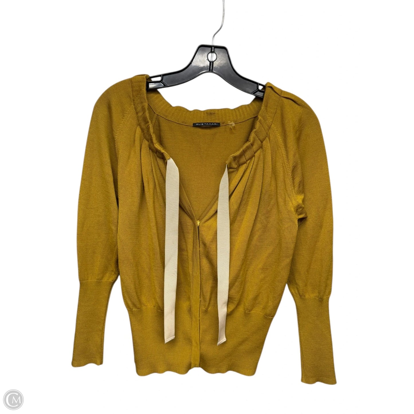 Sweater By Elie Tahari In Yellow, Size: S