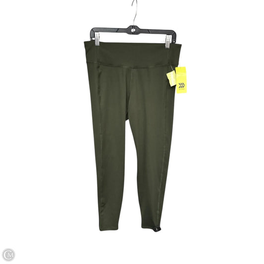 Athletic Leggings By All In Motion In Green, Size: L