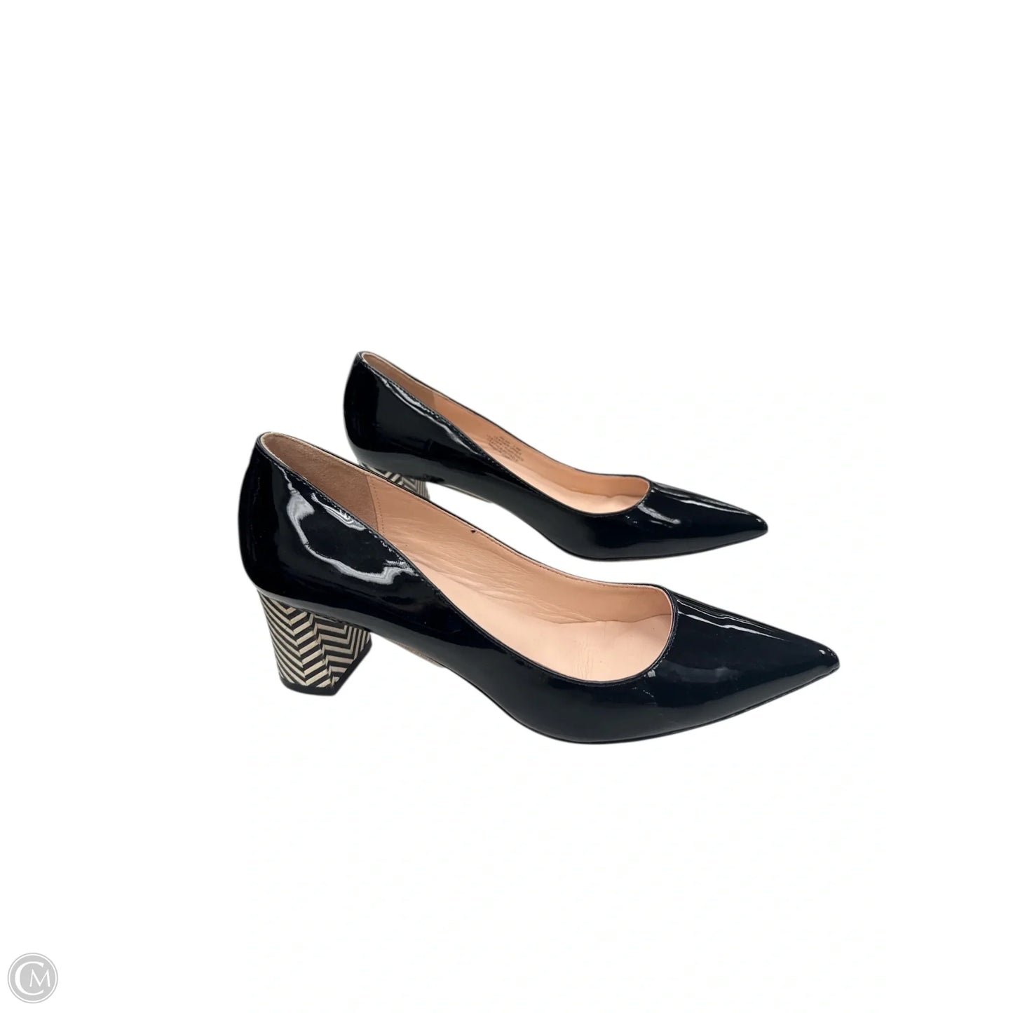 Shoes Designer By Kate Spade In Black & Cream, Size: 7.5