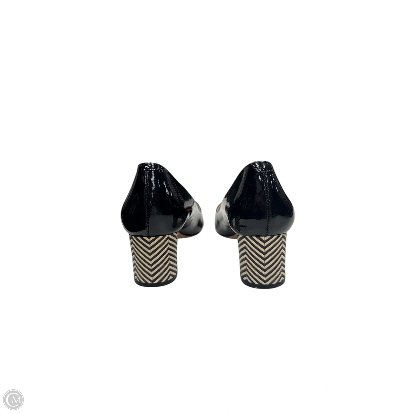 Shoes Designer By Kate Spade In Black & Cream, Size: 7.5