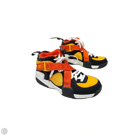 Shoes Athletic By Nike In Black & Orange, Size: 8