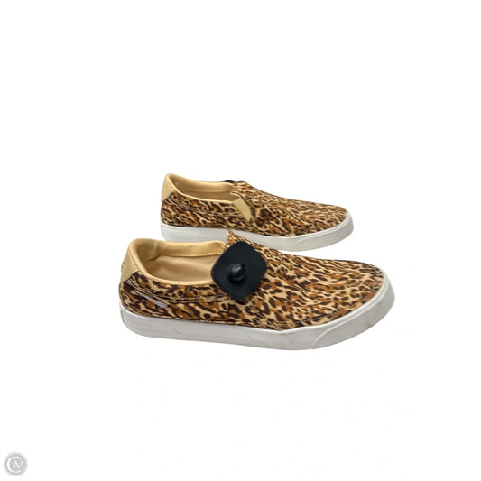 Shoes Flats By Nike In Animal Print, Size: 8