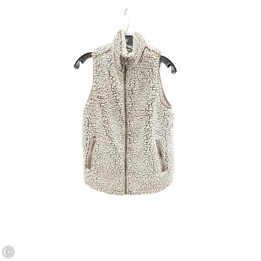 Vest Faux Fur & Sherpa By Thread And Supply In Brown, Size: S