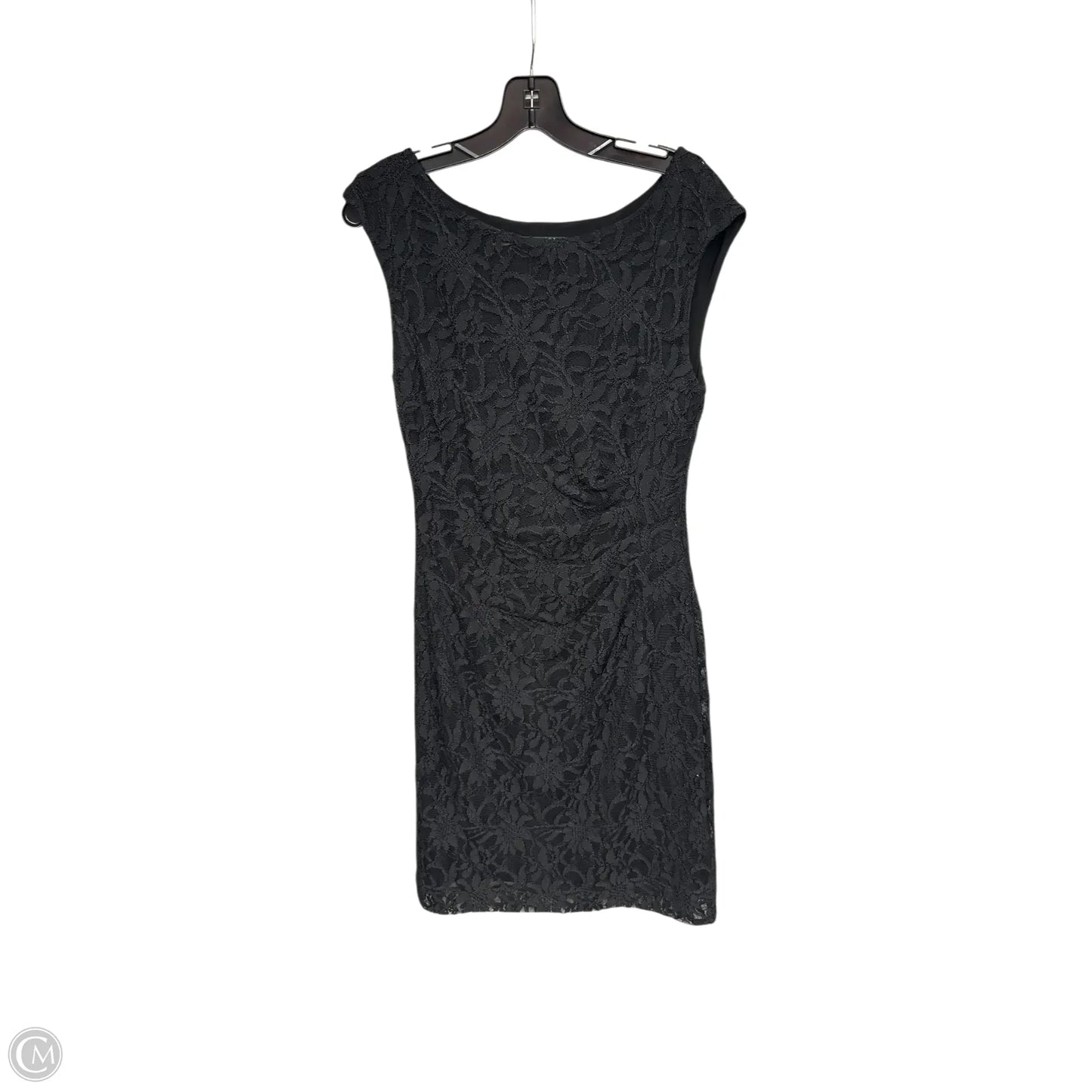Dress Party Midi By Lauren By Ralph Lauren In Black, Size: 6