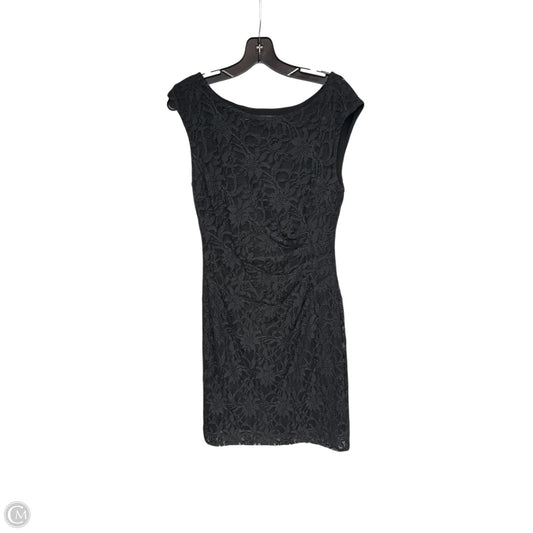 Dress Party Midi By Lauren By Ralph Lauren In Black, Size: 6