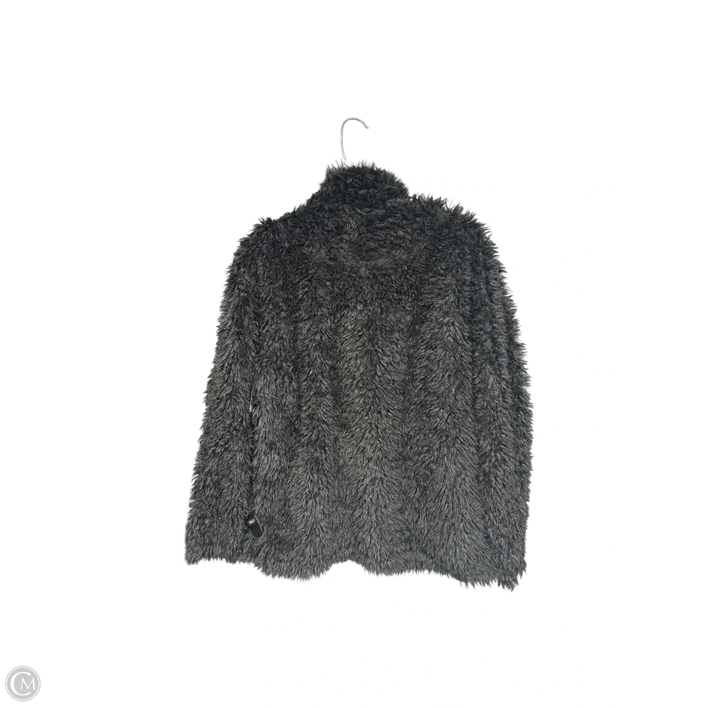 Jacket Faux Fur & Sherpa By Dylan In Grey, Size: S