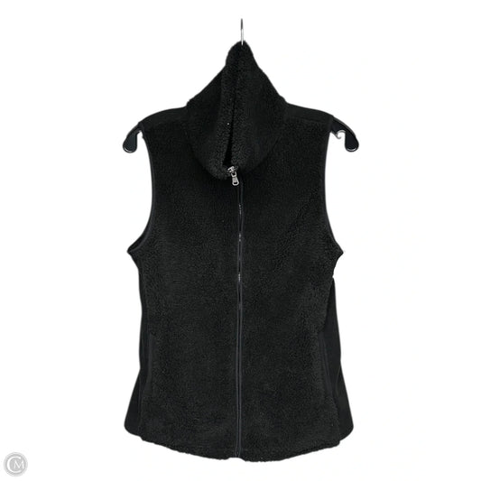 Vest Faux Fur & Sherpa By Chaps In Black, Size: Xl