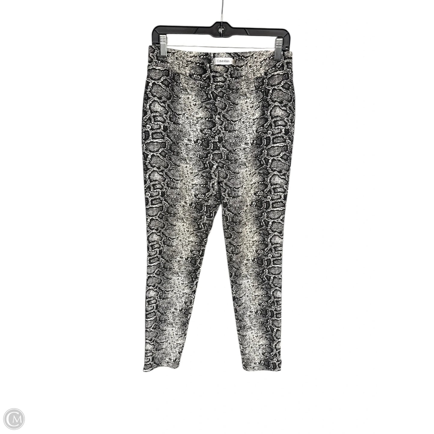 Pants Leggings By Calvin Klein In Snakeskin Print, Size: 6